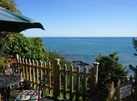 Stepaside에 위치한 바닷가 숙소 The Cottage - Sea Views, Direct Access to Beach, Pet Friendly