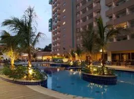 Apto em Resort de Olímpia frente ao Thermas do Laranjais