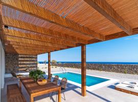 Terra d'Oro Sea view villa with private pool, family hotel in Kiotari