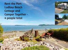 Private Beach - Book Port Ludlow Beach Cottage and Camper Together, vacation home in Port Ludlow