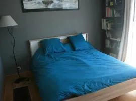 Chambre avec accès piscine intérieure