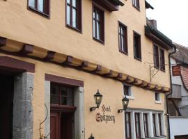 Hotel Spitzweg, hotel din Rothenburg ob der Tauber