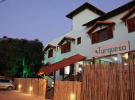 Pousada Turquesa mirante com vista para as montanhas e por do sol