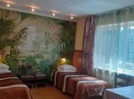 Center warm calm private parking all amenities good WiFi