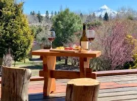 Great Views Fly Fishing Cabin Chimehuín Patagonia