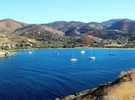 Avgoustis' stone house, beach rental in Otzias