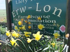 Erw-Lon Farm, Bed & Breakfast in Pontfaen