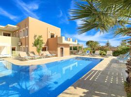 Island Villa Heated Pool, Ferienwohnung mit Hotelservice in Georgioupoli