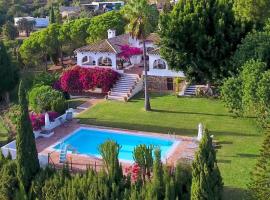 La Ciruela - Villa paisible jardin de 5000m2 piscine chauffée et vue sur mer