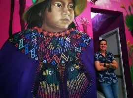 Lienzo Hostel and Mural Art Museum