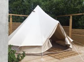 Glamping i Döshult, luxusní stan v destinaci Viken