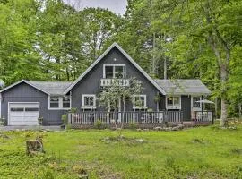 Deck and Pool Access Welcoming Poconos Retreat