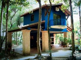 Granja Mi Retiro - Cabaña Azul, hotel en Areguá