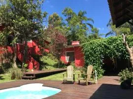 Casa Crudo, PRIVACIDADE NA MATA ATLÂNTICA, piscina, trilhas e descanso