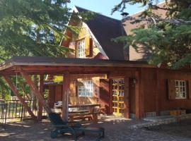 Chalet in legno, cabin sa Campo di Giove