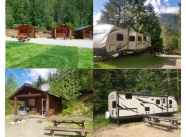 Noah's Ark Campground, resort village in Revelstoke