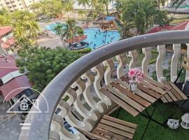 Port Dickson 6pax 2BR Glory Beach Resort Seaview, курортный отель в Порт-Диксоне