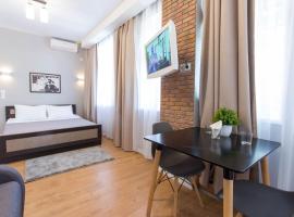 Modern studio beside metro Pushkinska, Universytet - Chernyshevska str. 95-7, holiday rental sa Kharkov