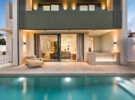 Lux sea view villa by Chania LIving Stories, hotel in Agios Onoufrios