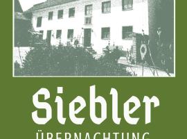 Siebler Übernachtungen am Bauernhof, hotel en Wolnzach