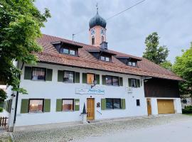 Pension Hirsch, casa de huéspedes en Seeg