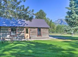 Montana Retreat Original Hamilton Log Cabin!, alquiler temporario en Hamilton