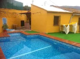 3 bedrooms house with private pool furnished garden and wifi at Canillas de Aceituno