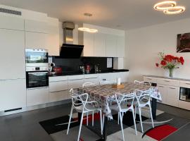 Spacious Luxury 2BR flat with Parking & Netflix - Luxembourg gare, hotel i Luxembourg