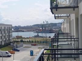 Apartament Nadmorskie Tarasy z widokiem na morze, hotel a prop de Port de Gdynia, a Gdynia