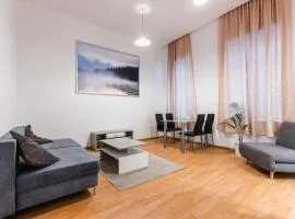 Family apartment next to Danube river