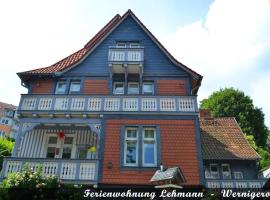 Ferienwohnung Lehmann - Wernigerode, Harzer Schmalspurbahnen, Wernigerode, hótel í nágrenninu