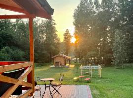 Zarasaičio ežero sodyba, cabaña o casa de campo en Magučiai