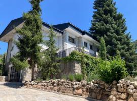 Gran chalet con piscina y apartamento en Navacerrada, kalnų namelis mieste Navaserada