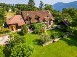 Maison d'hôtes La Bageatière - Lac d'Aiguebelette، فندق بالقرب من بحيرة أيغيبيليت، Lepin-le-Lac