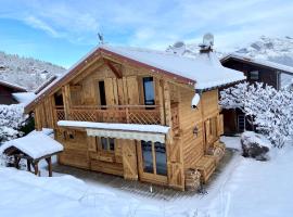 Chalet massif du Mont Blanc St Gervais Megeve, cabin in Saint-Gervais-les-Bains