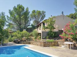 Beautiful Home In Prades Sur Vernazobre With 2 Bedrooms, Wifi And Outdoor Swimming Pool, casa de campo em Prades-sur-Vernazobre