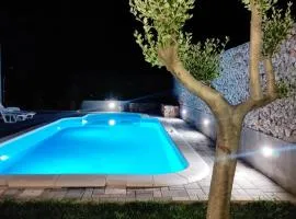 Village holiday apartman with heated pool Maslina