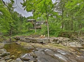 Beautiful Jay Peak Home Near Creek and Waterfalls!, hotel in Jay