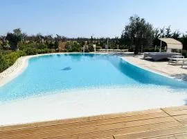 2 bedrooms apartement with shared pool enclosed garden and wifi at Nardo 5 km away from the beach