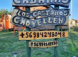 Cabañas Los Castaños Chovellén, lodge en Chovellén