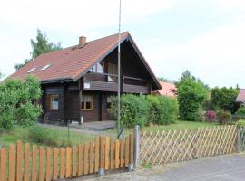 Holzblockhaus mit Kamin am Kite , Surf und Badestrand, בית נופש בLoissin