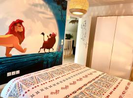 Bel appartement « The Lion King » proche Disney, apartma v mestu Montévrain