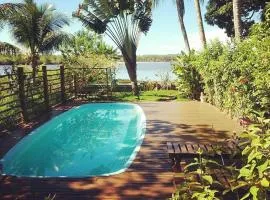 Casa de Temporada 4 Coqueiros, 16 Hóspedes, Piscina, 4 Suítes e Churrasqueira em Itacaré na Bahia
