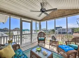 Emerald Isle Getaway with Ocean View Nearby Beach!