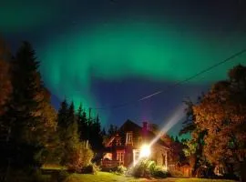 100 Years Old Norwegian Log House in Tromsø