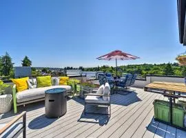 Seattle Retreat with Canal and Mountain Rooftop Views!