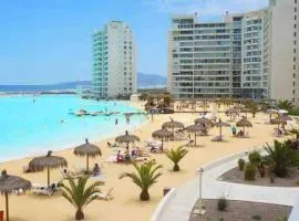 Hermoso apartamento de 2 dormitorios y 2 baños en Laguna del Mar La Serena