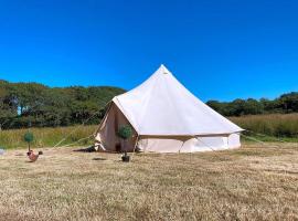 Coedmor Camping, luxury tent in Cardigan