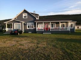 Gîte Shoreline de la terre à la mer, B&B in Rivière-la-Madeleine