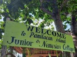 Junior & Nemesia's Cottages, hotel en Baclayon